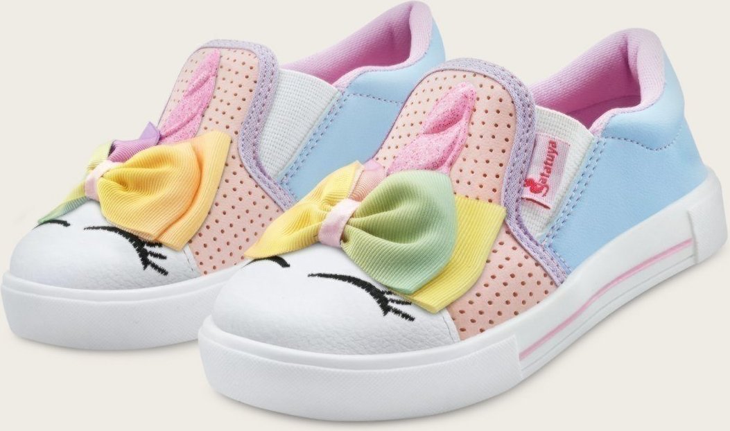 Imagem principal Infantil - Tênis Iate Unicórnio Menina MzKid Laço Azul/Lilás rosa Mzkid rosa