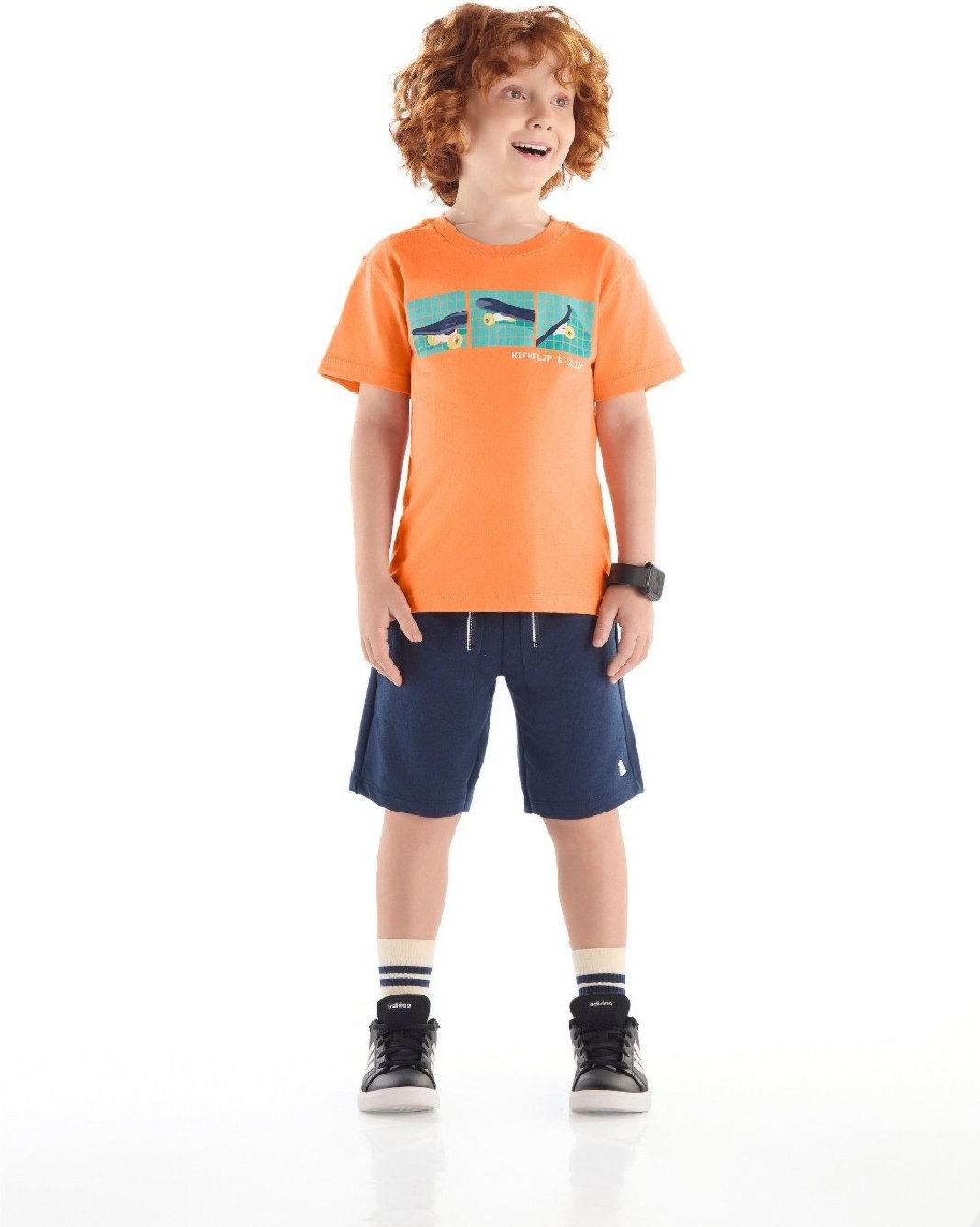 Infantil - Conjunto Camiseta Skate Bermuda Quimby