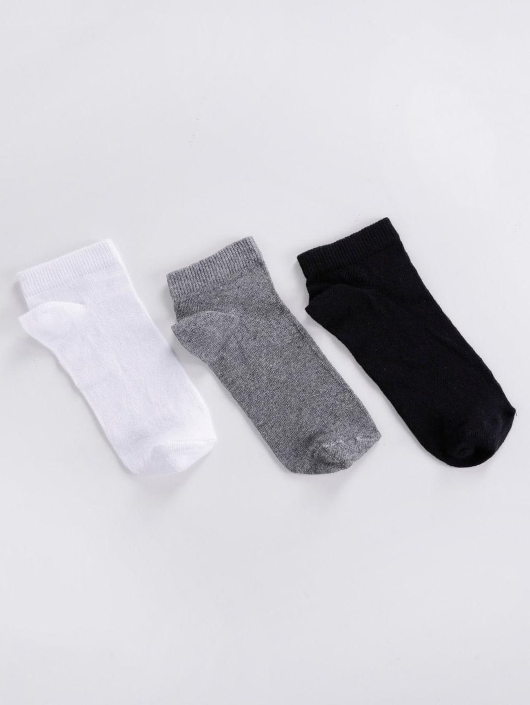 Kit com 03 Meias Trifil Feminina Preto/Cinza