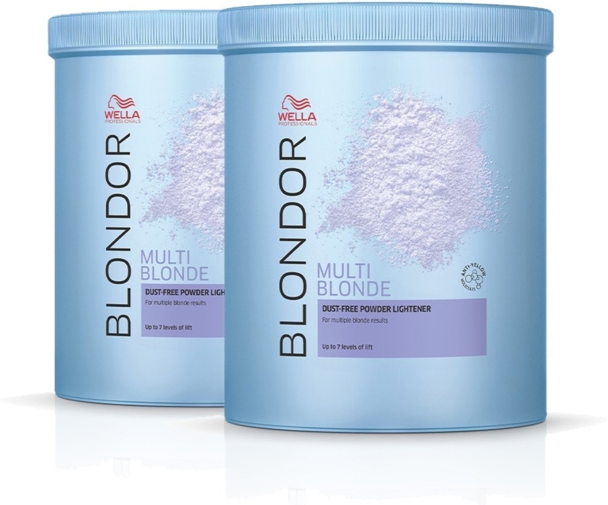 Imagem principal Kit Wella Professionals Blondor Multi Blonde - Pó Descolorante 800g (2 unidades) multicolorido WELLA PROFESSIONALS multicolorido