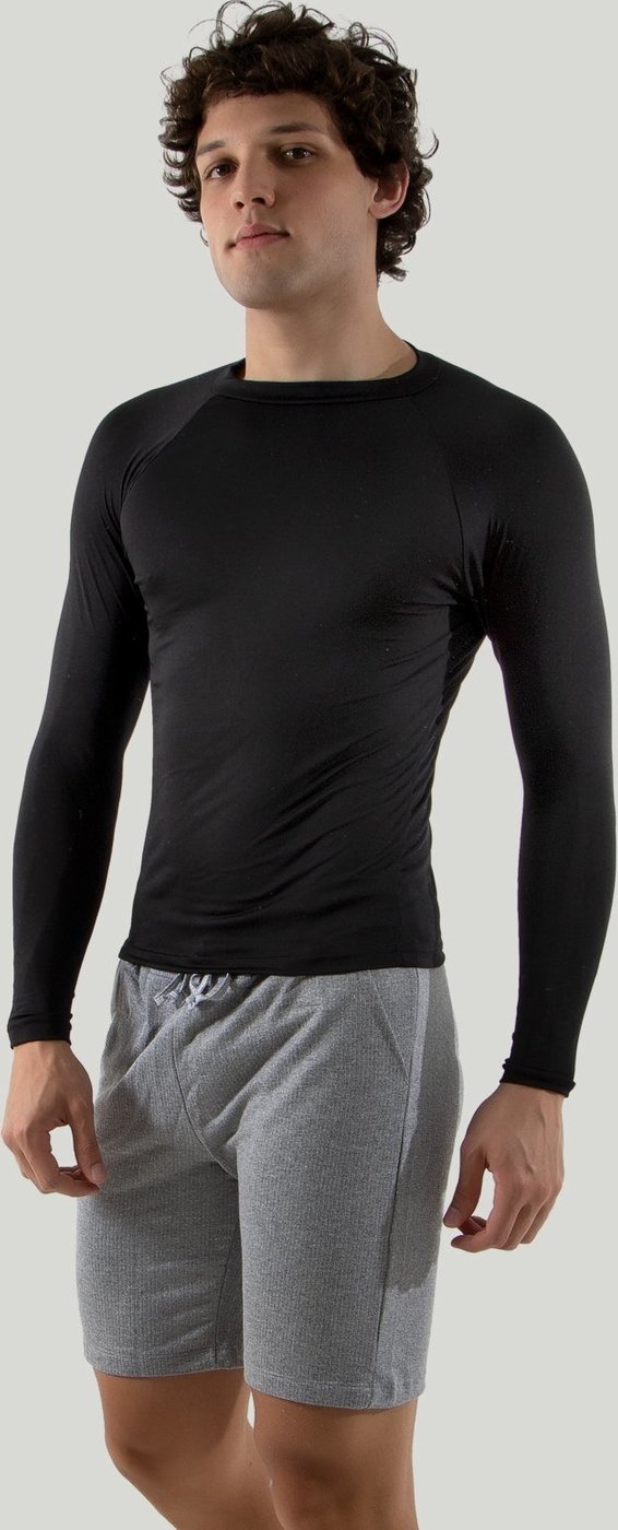 Imagem principal Camisa Térmica Rioutlet Segunda Pele Masculina Preta preto Rioutlet preto