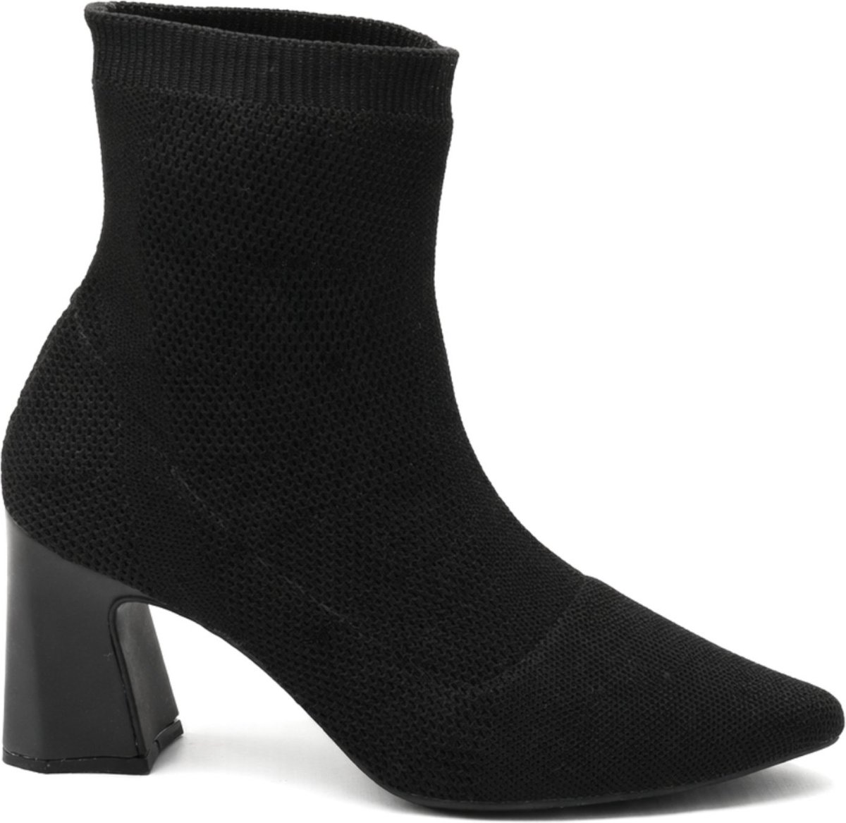 Imagem principal Bota Meia Flor da Pele Cano Médio 184000 Preta preto Flor da Pele preto