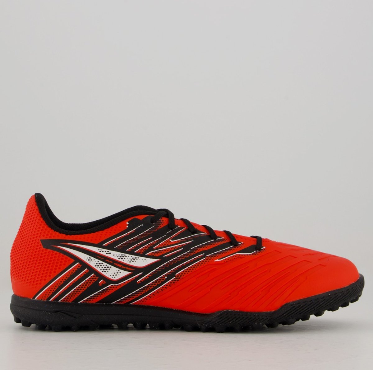 Chuteira Penalty Furia Y-4 Society Vermelha e Preta