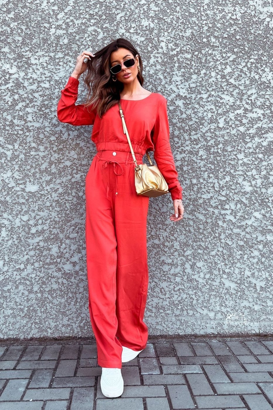 Calça Vanibele Wide Terracota