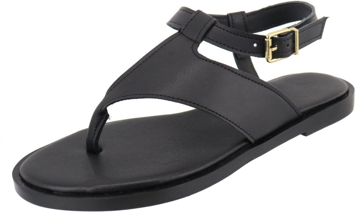 Rasteira Sandália Feminina Dedo Lançamento Preta