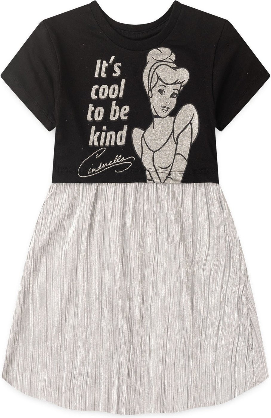 Imagem principal Infantil - Vestido Feminino Cinderela e Prata Disney preto Disney preto