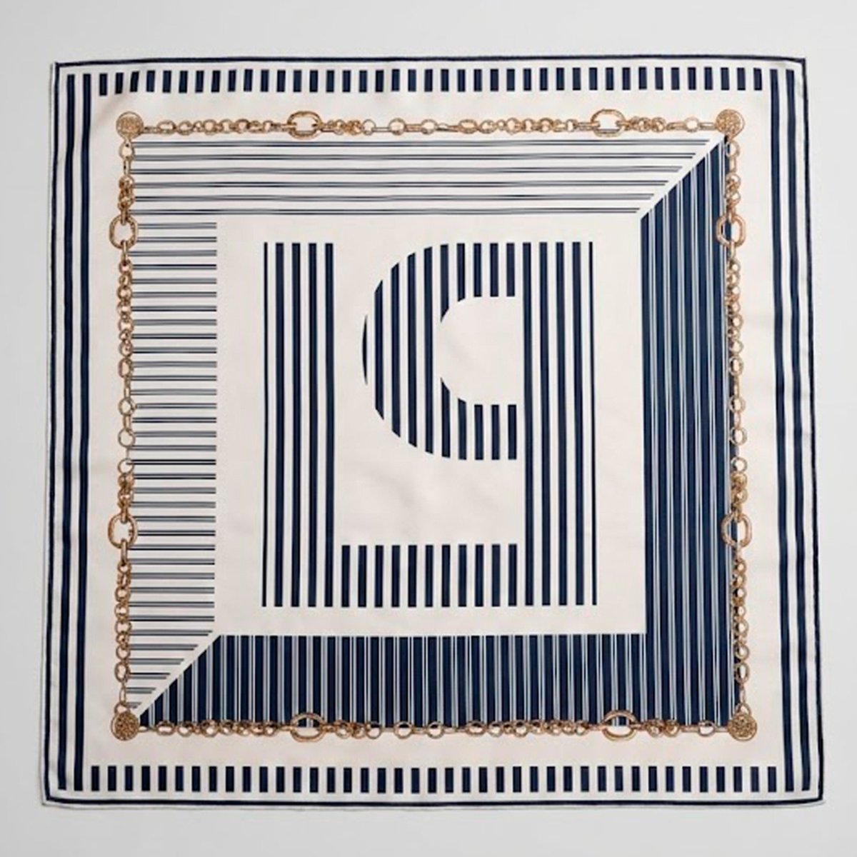 Lenço Lança Perfume Acetinado Estampado Ou26 Feminino