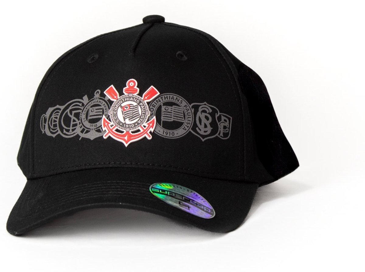 Boné Supercap Corinthians Silk Frontal e Lateral Dora