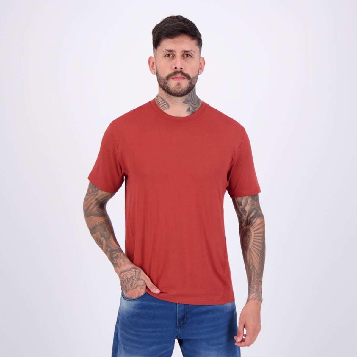 Imagem principal Camiseta Fila Adaptable Smart Cotton Bordô vermelho Fila vermelho