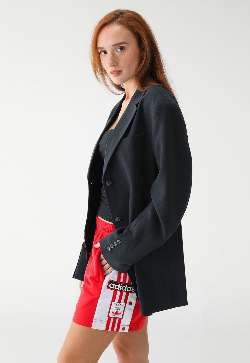 Blazer TOPSHOP Maxi Grafite