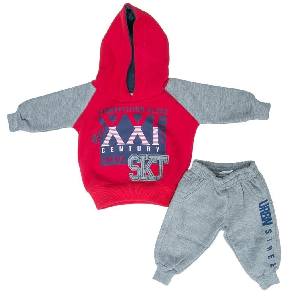 Infantil - Conjunto Blusão Longo Calça Menino Passagem Secreta M