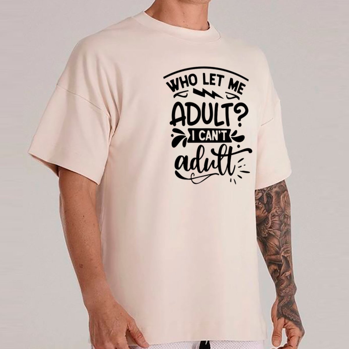 Imagem principal Camiseta Ousy Básica Humor Adulto Frase Viral Unissex Off White off-white white ousy off-white white
