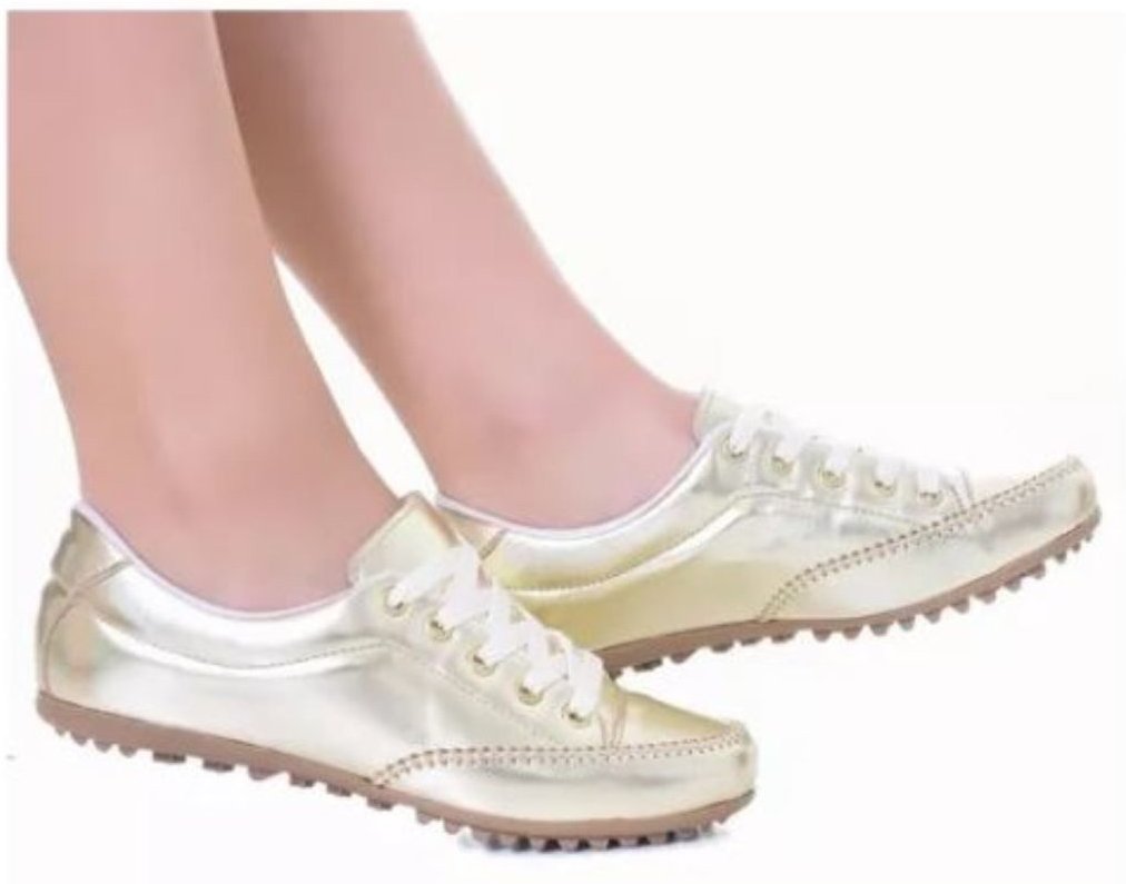 Sapatênis Feminino Comfort Casual Cadarço