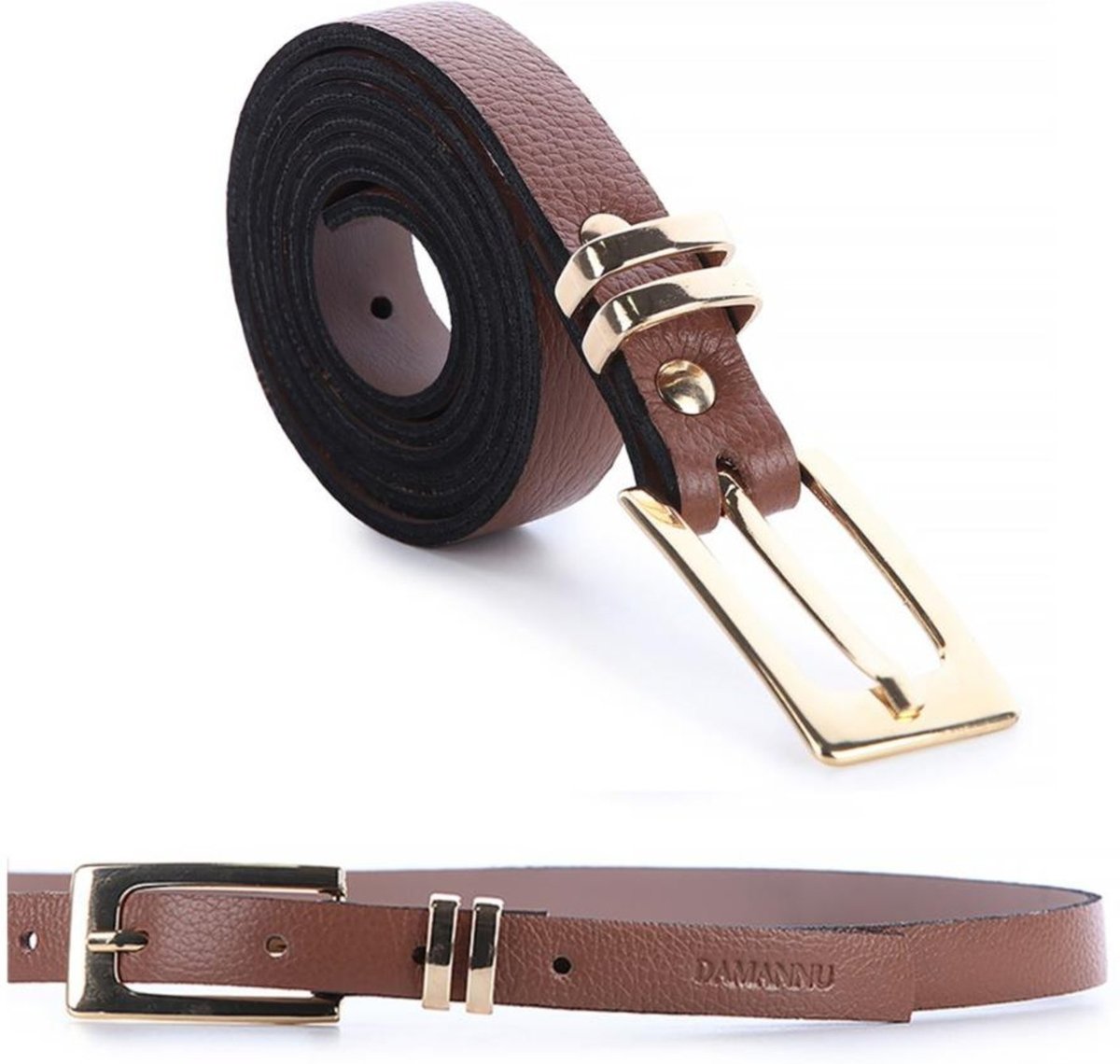 Anne - Cinto Femino Couro Legítimo