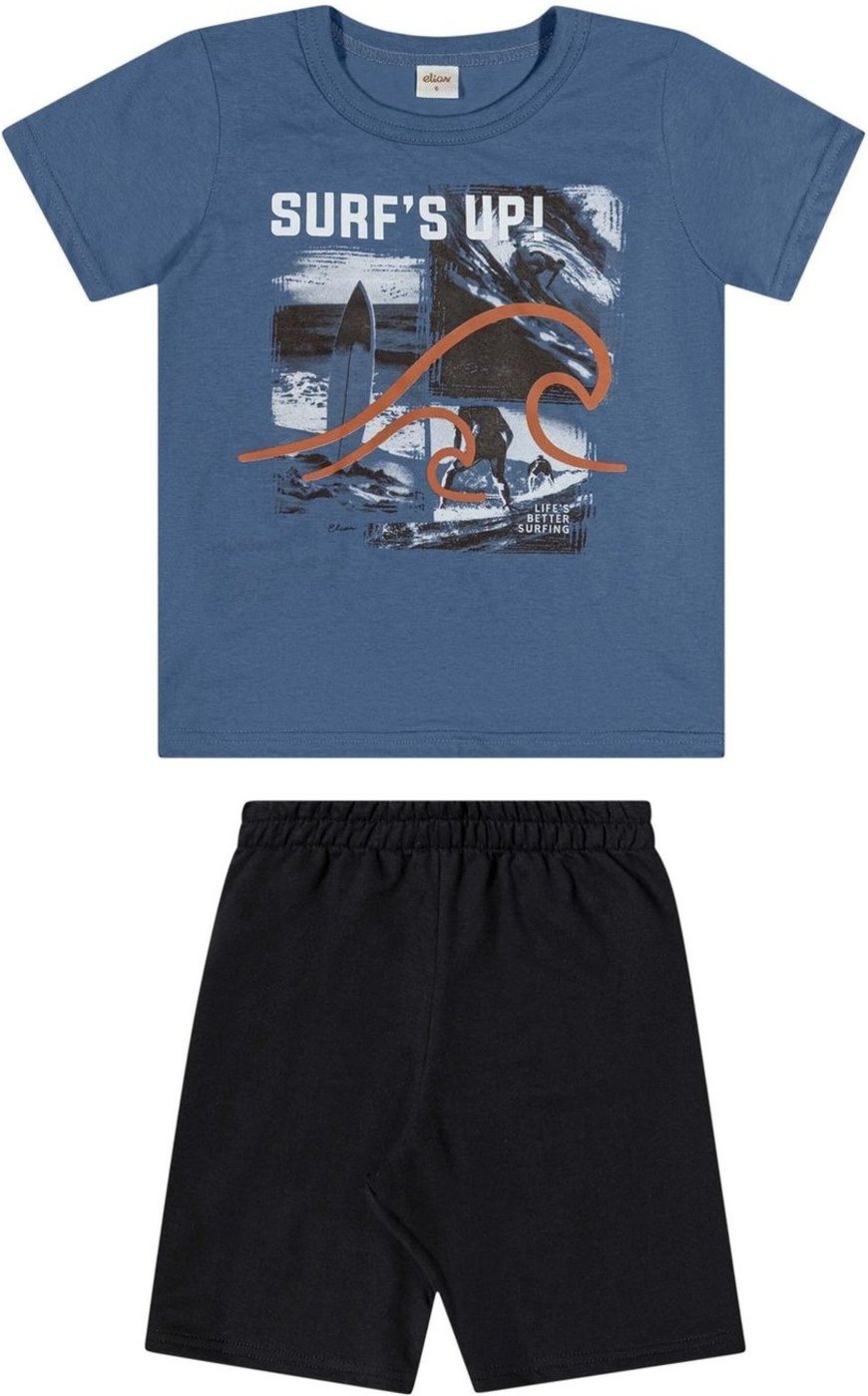 Imagem principal Infantil - Conjunto Menino Estampa Moderna Elian azul Elian azul
