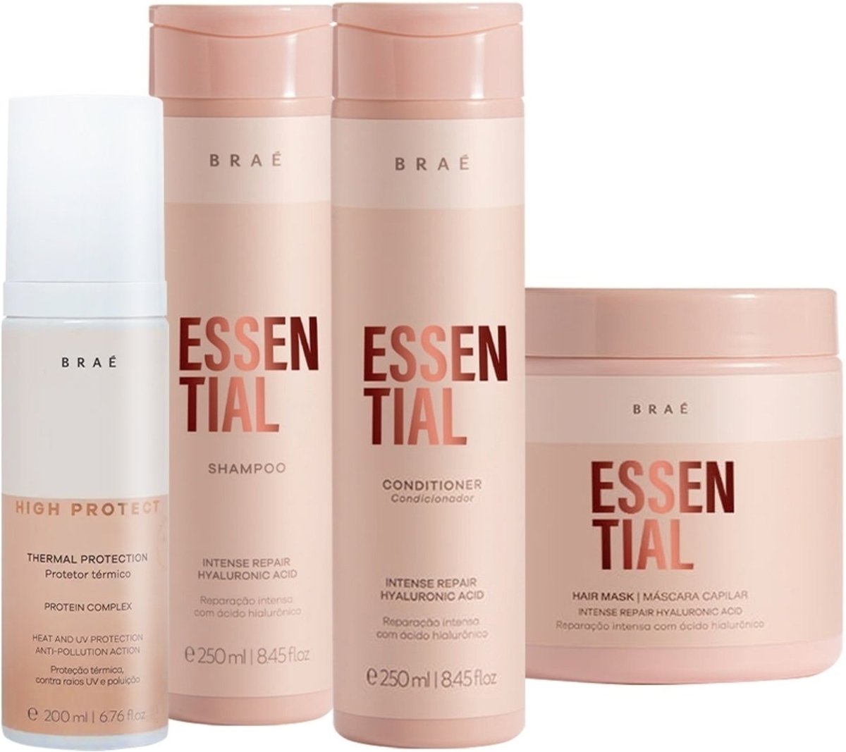Imagem principal Kit Braé High Protect Thermal Duo Essential e Máscara Grande (4 produtos) multicolorido BRAÉ multicolorido