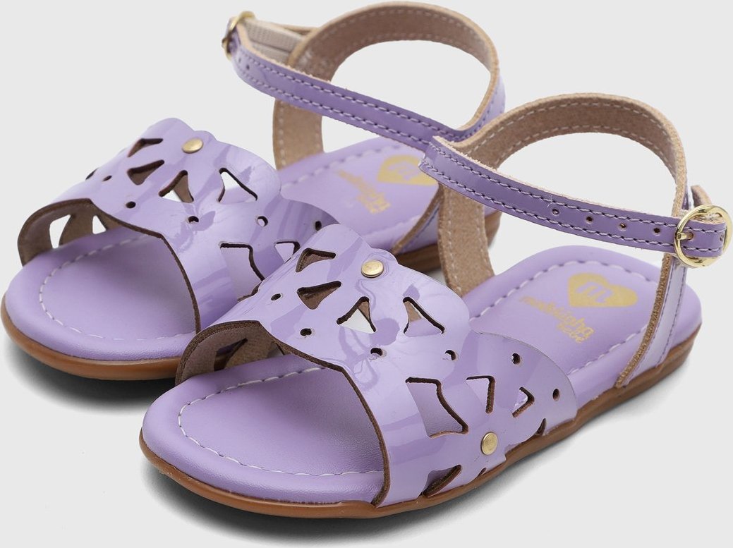 Imagem principal Infantil - Sandália Molekinha Recortes Florais lilás MOLEKINHA lilás