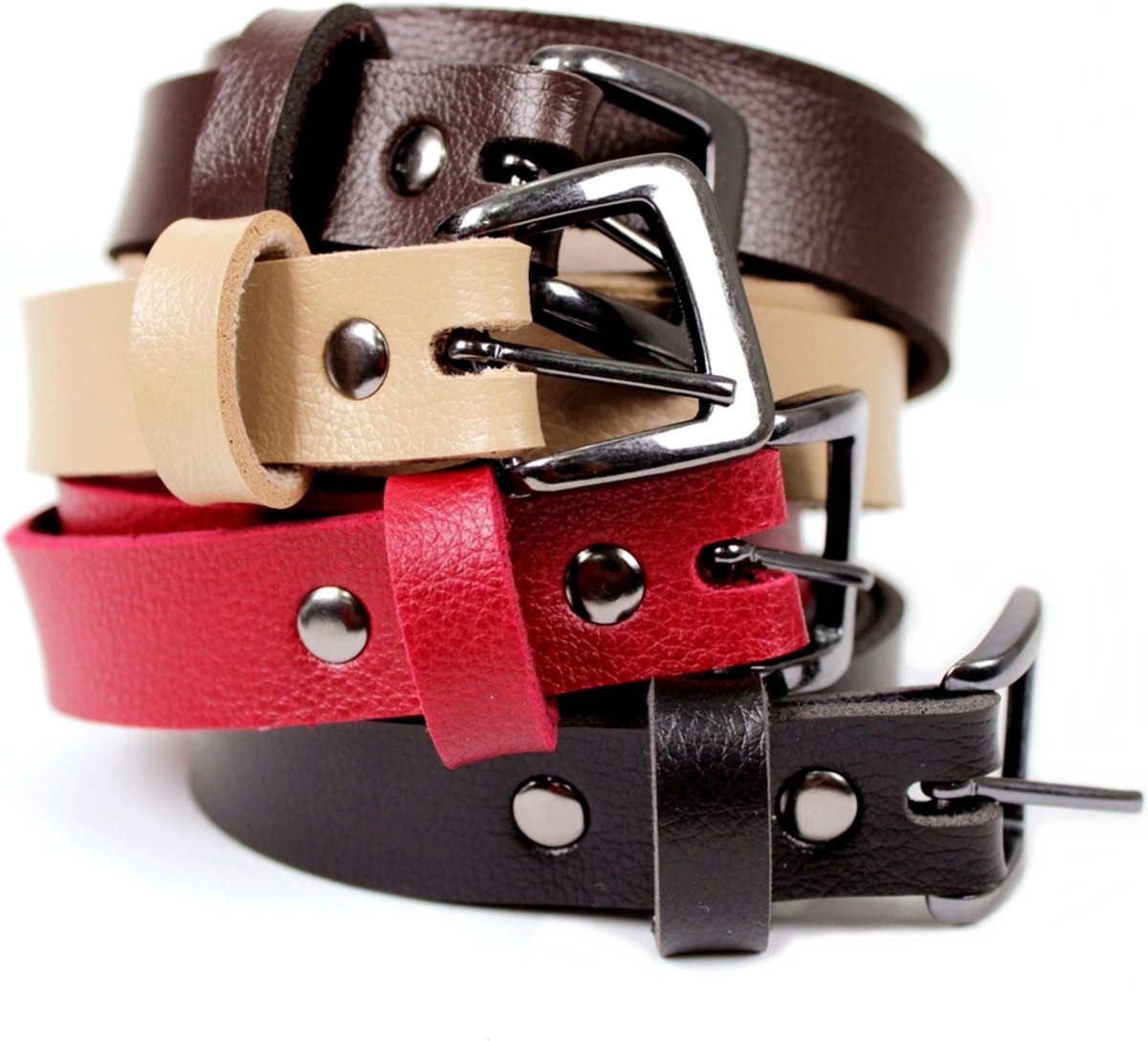 Kit 5 peças Porta Documento Azul + Cintos