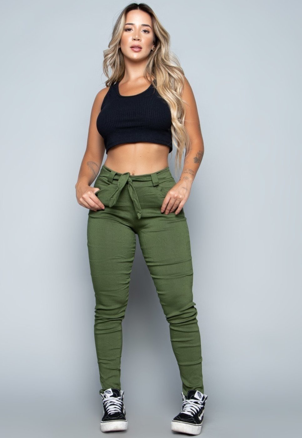 Calça Bengaline Vekyo Casual Lisa