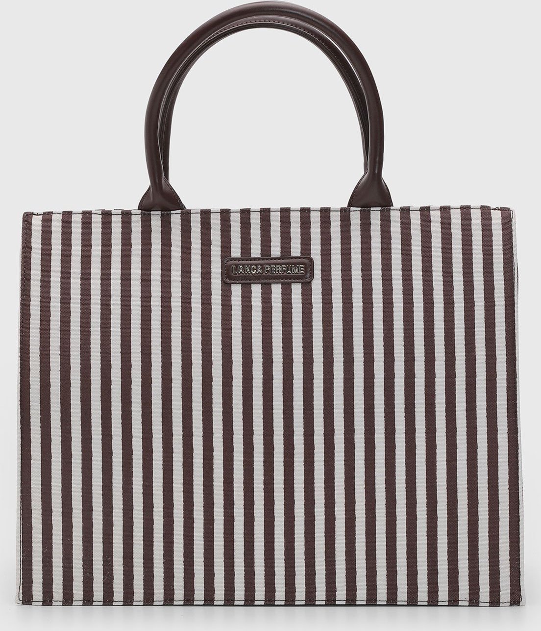 Bolsa Feminina Lança Perfume Estruturada Listrada