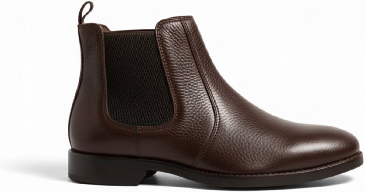 Imagem principal Bota Masculina Chelsea London Vittal em Couro Legítimo Confortável Anatômica USE VITTAL café USE VITTAL café