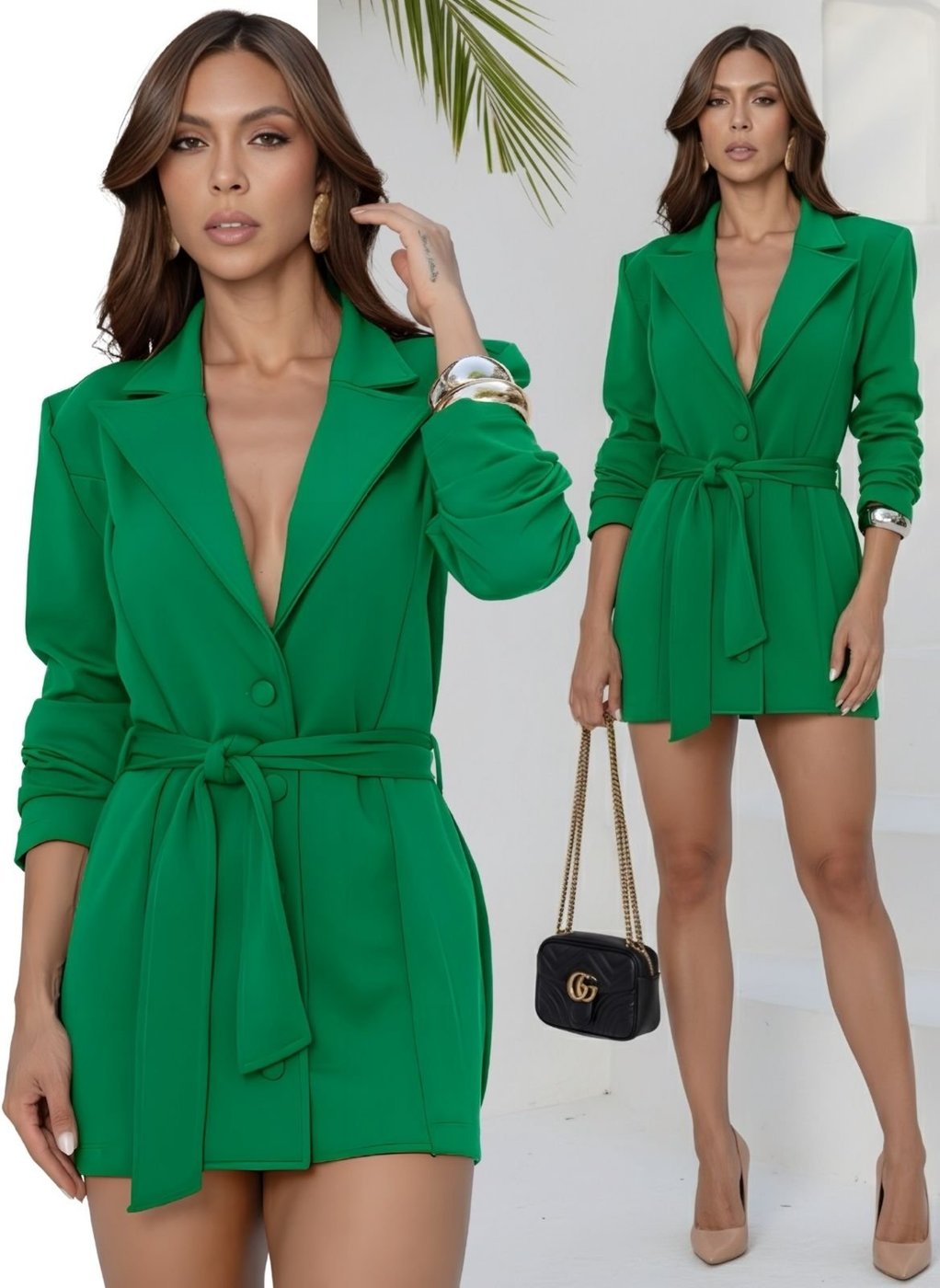 Macacão Feminino Divina Gata Blazer Curto