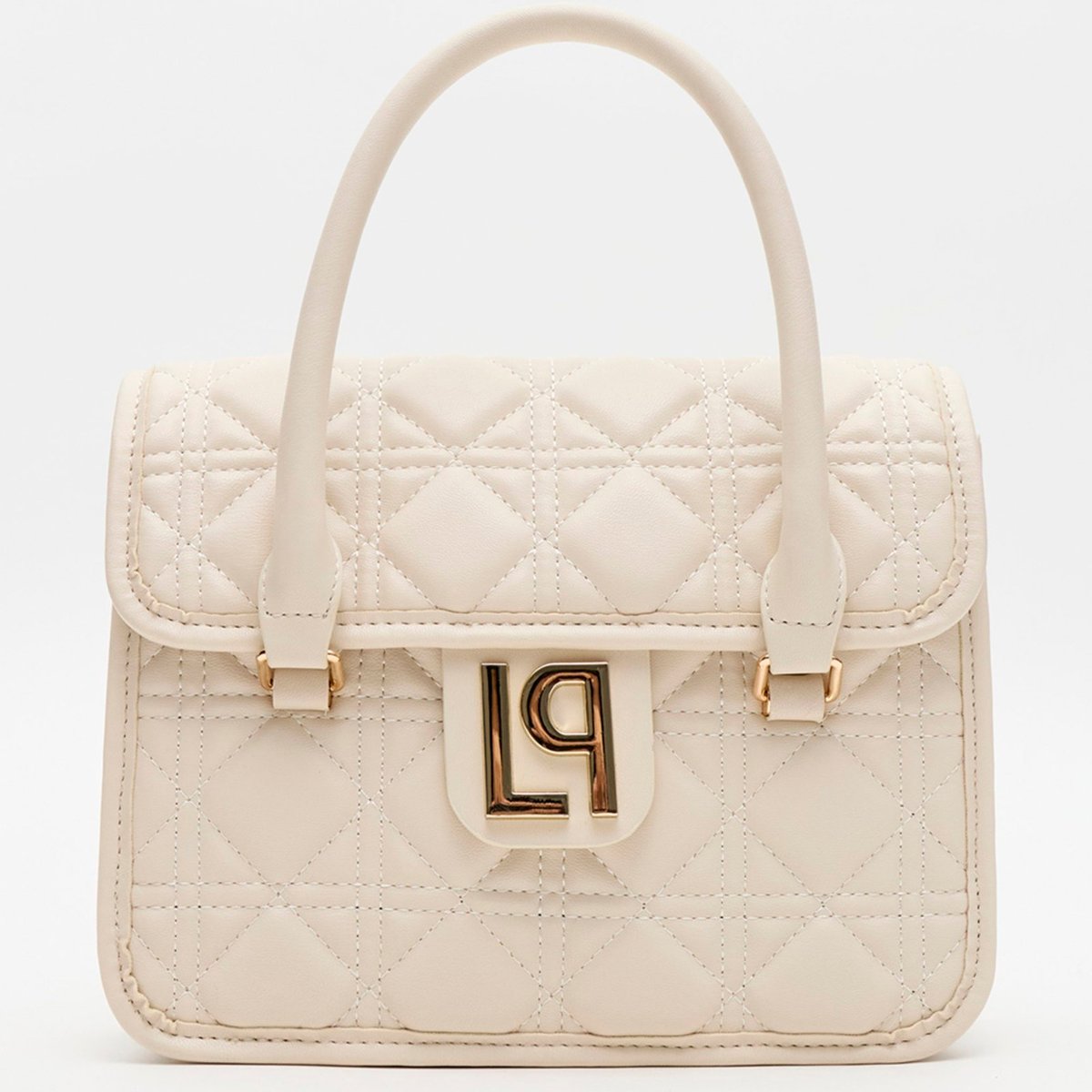 Bolsa Tote Lança Perfume Matelasse Ou26 Off White Feminino