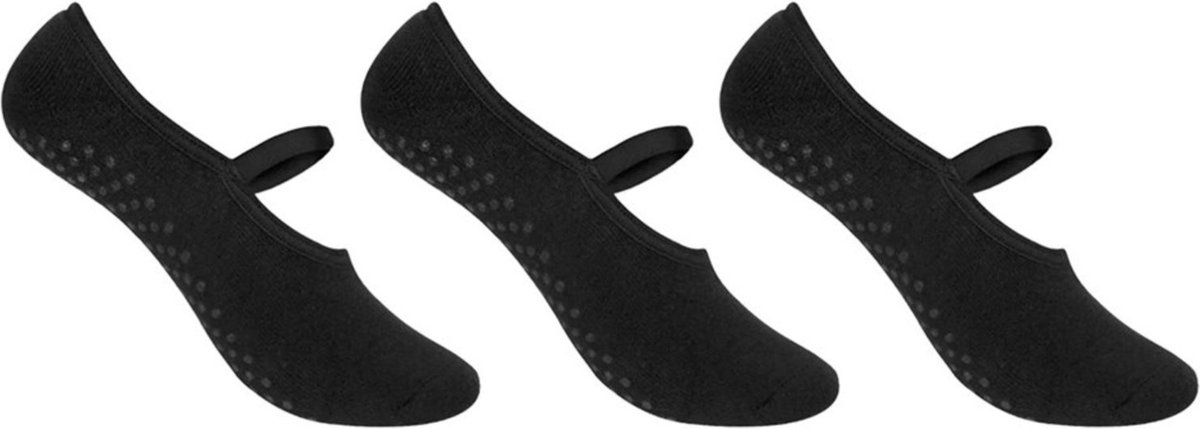 Kit 3 Pares de Meias Selene Sapatilha Pilates Feminino