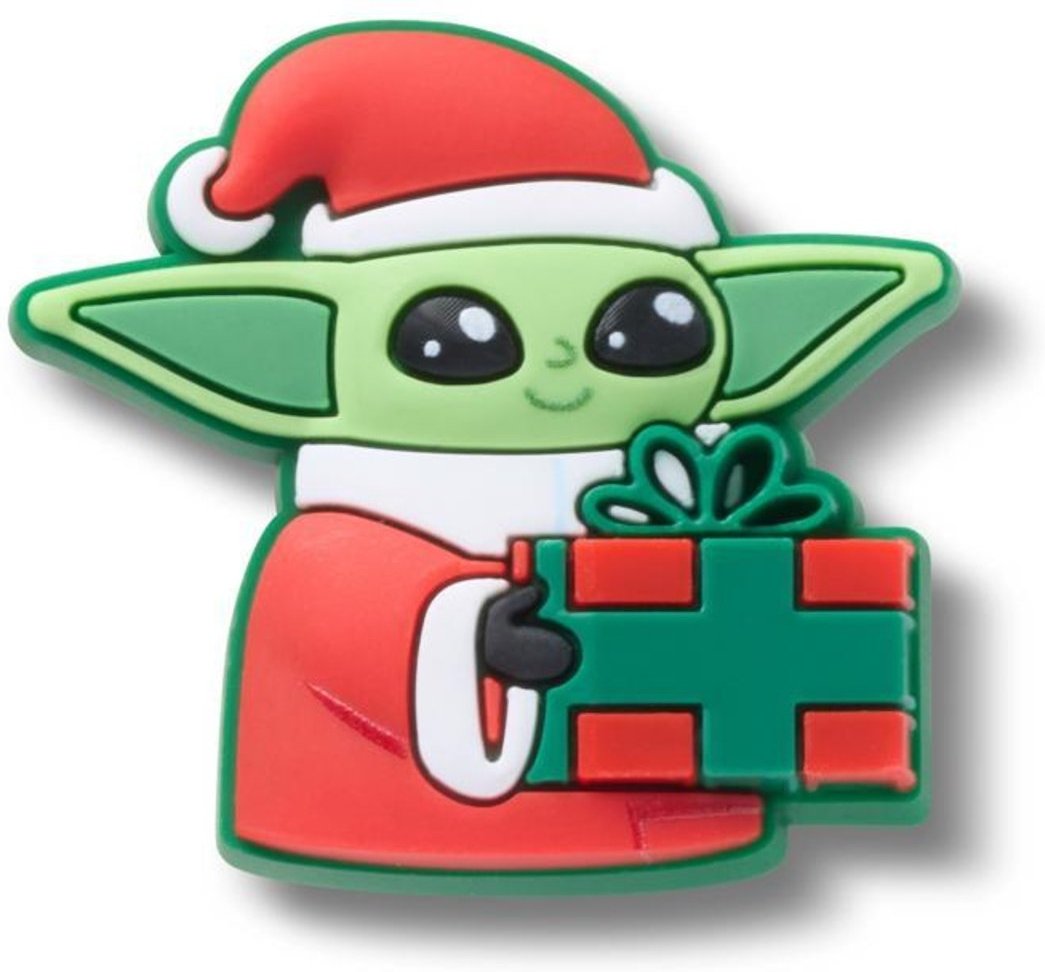 Infantil - Jibbitz™ Grogu de Chapeu de Papai Noel UNICO