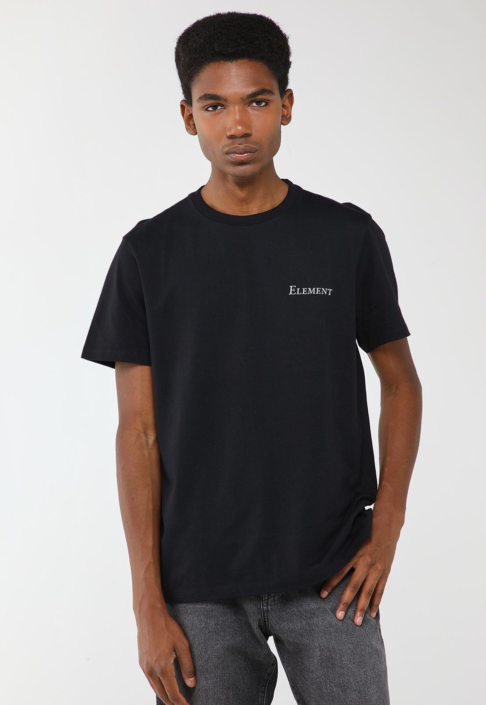 Imagem principal Camiseta Masculina Element Open Hills Preta preto Element preto