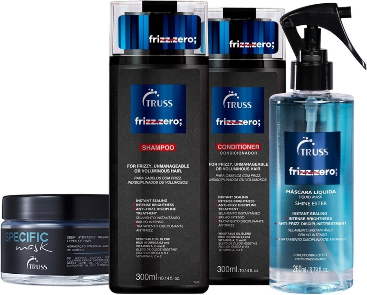 Imagem principal Kit Truss Frizz Zero Disciplinante Specific (4 Produtos) multicolorido Truss multicolorido