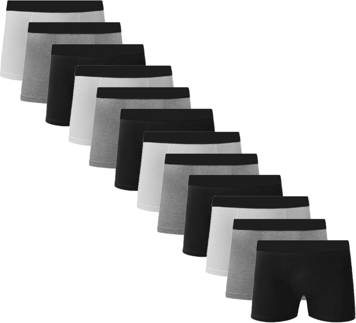 Imagem principal Kit Com 12 Cuecas Boxer Algodão Com Poliester C5 QLC SPORT multicolorido QLC SPORT multicolorido