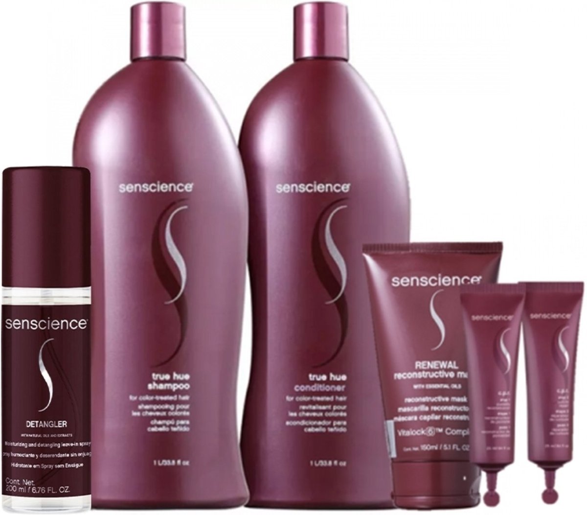 Imagem principal Kit Senscience True Hue Detangler Renewal C.P.R. Salon (6 produtos) multicolorido Senscience multicolorido