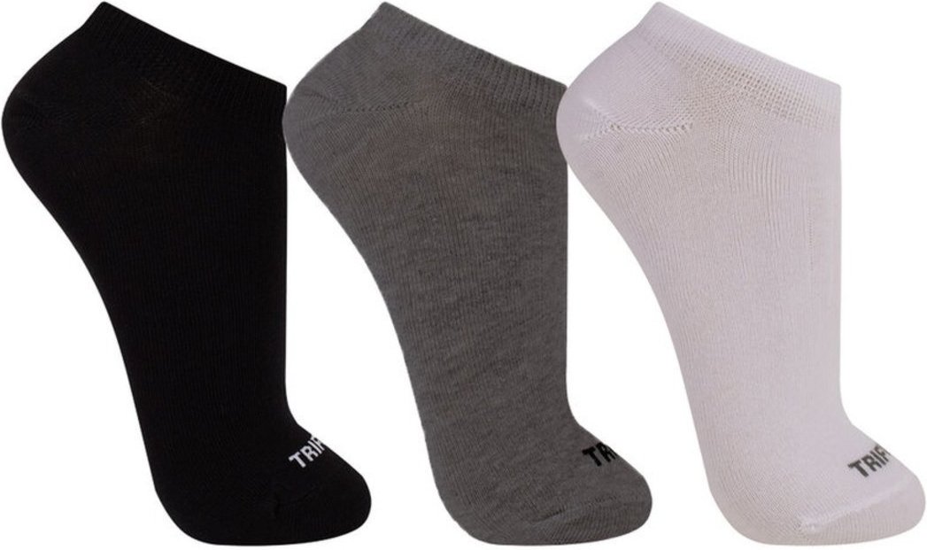 Imagem principal Kit 3 Pares de Meias Esportivas Cano Curto Trifil 6227 azul TRIFIL azul