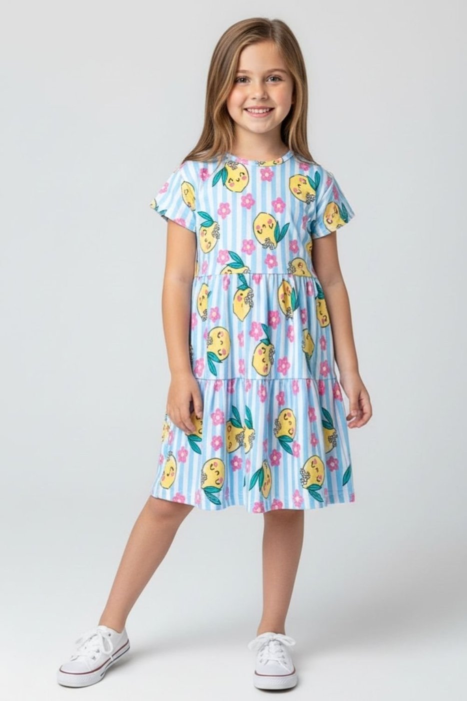 Imagem principal Infantil - Vestido Bem Vestir Feminino Limão azul BEM VESTIR azul