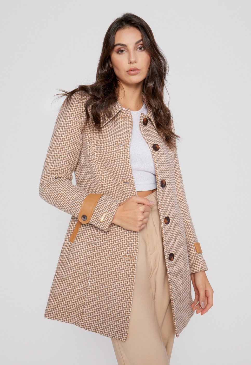 Imagem principal Casaco Catherine Rigotto Cammel caramelo Rigotto caramelo