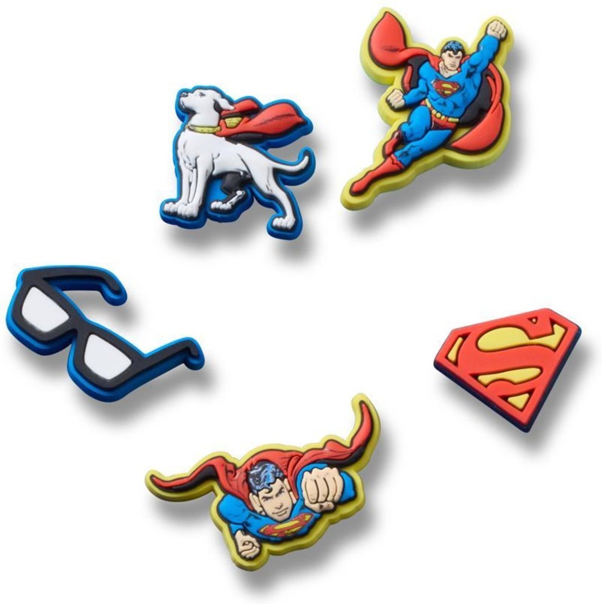 Infantil - Jibbitz™ Superman Pack com 5 Peças UNICO
