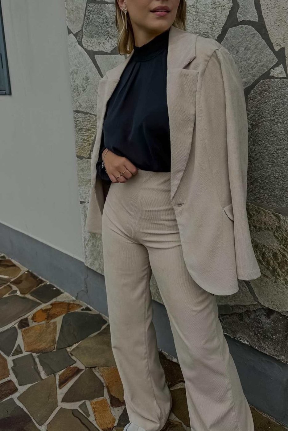 Blazer Vanibele Veludo