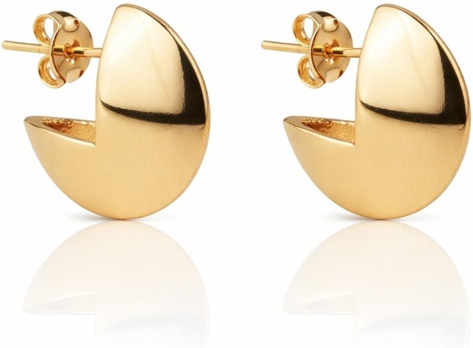 Brinco Argola Banhado a Ouro 18k