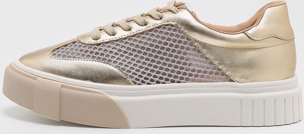 Tênis Feminino Via Uno Metalizado Tela