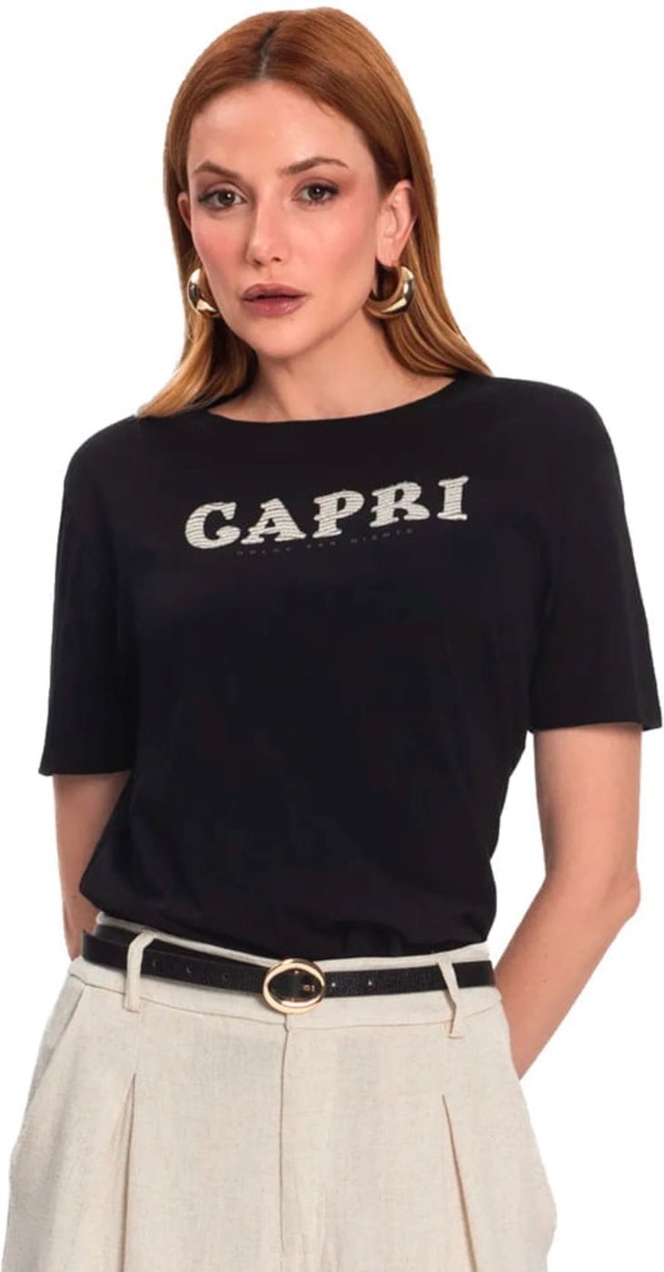 Imagem principal Camiseta Feminina Rovitex Estampa preto Rovitex preto