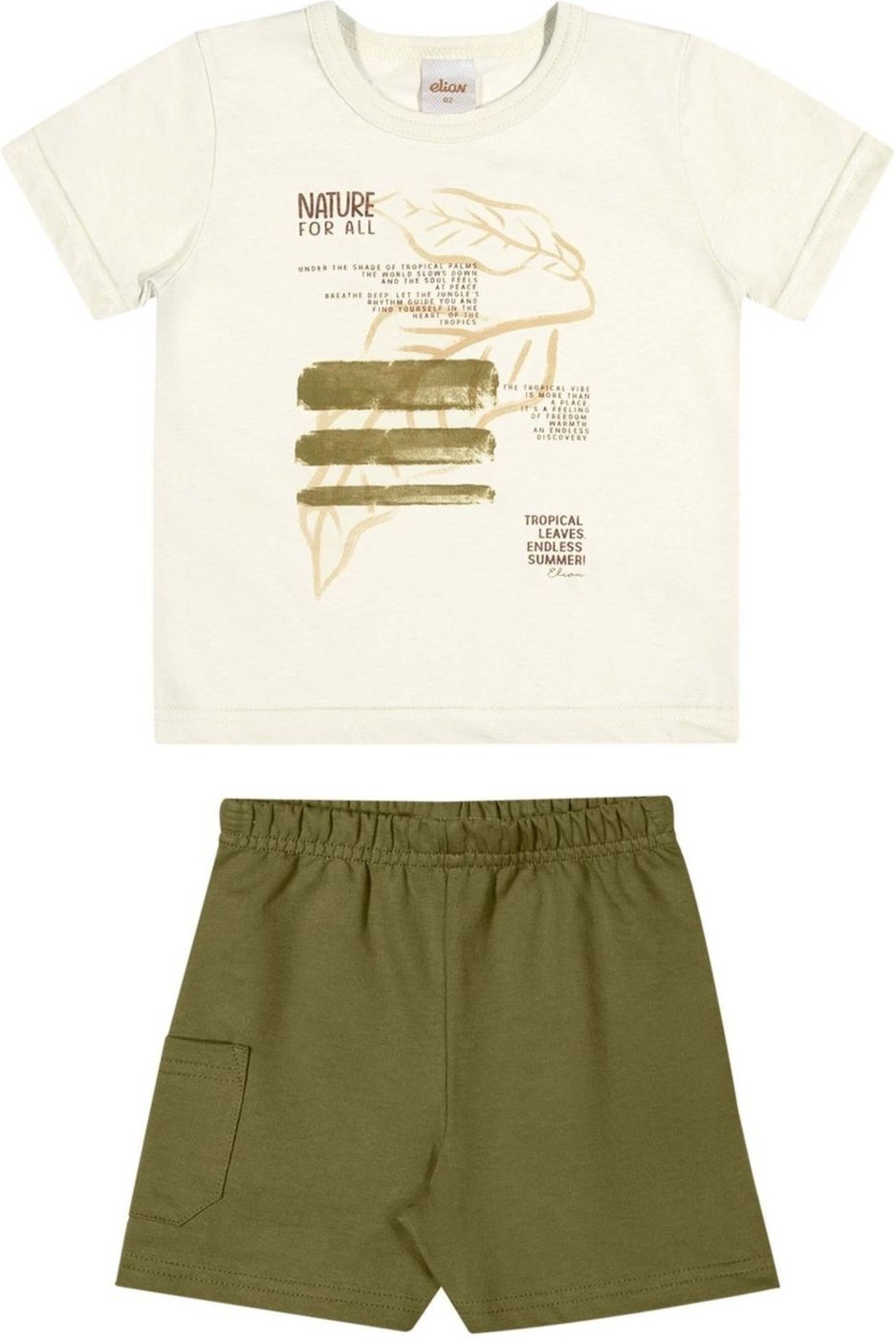 Infantil - Conjunto Menino Nature Elian