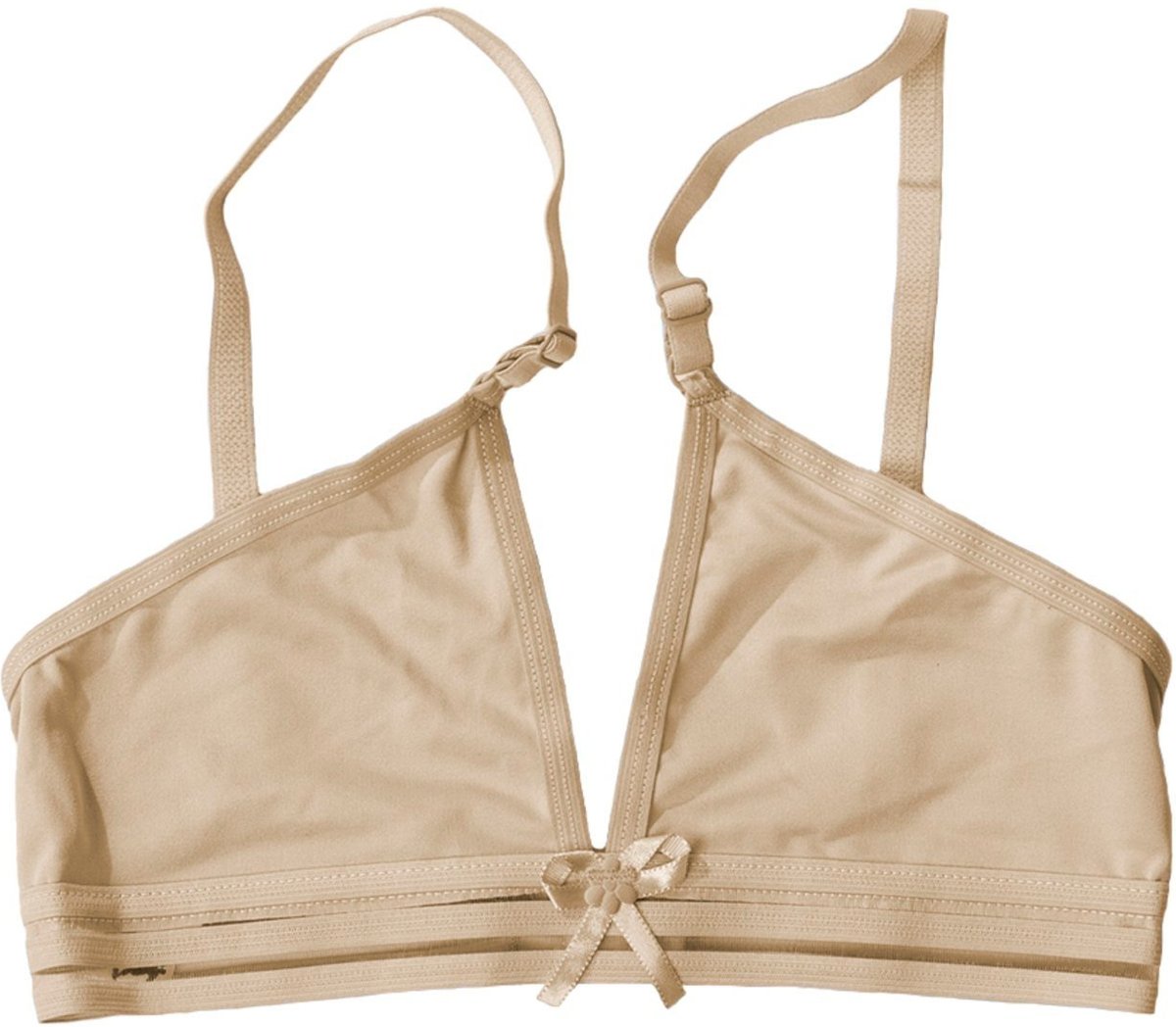 Imagem principal Sutiã Gabi Lingerie Sem Bojo Microfibra Top Menina Moça Juvenil Liso Alças Reguláveis Confortável Roupa de Menina Elegante branco Gabi Lingerie branco