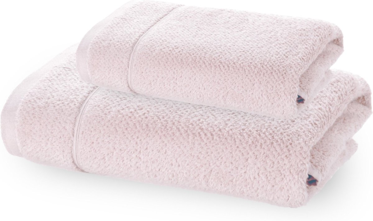 Jogo Toalha Banho Rosto Dohler Algodão Egipcio 2 Peças Kairo Claro