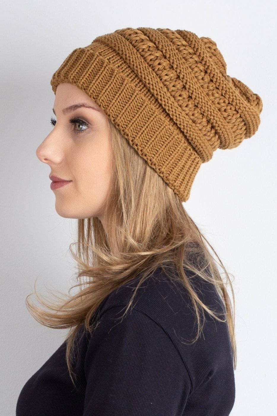 Gorro Enluaze Feminino De Malha Tricô 60018