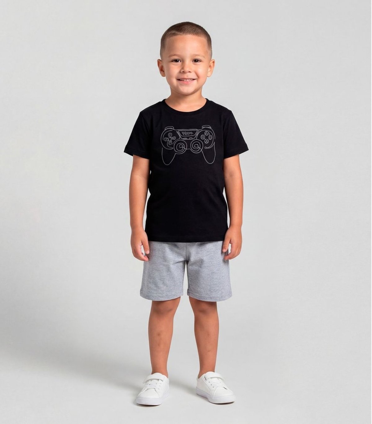 Imagem principal Infantil - Conjunto Masculino Com Estampa Localizada Select preto Select preto
