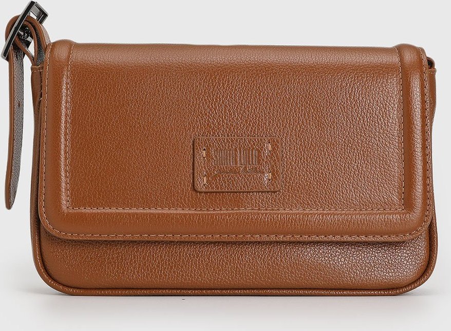 Bolsa Tiracolo Santa Lolla em Couro Logo