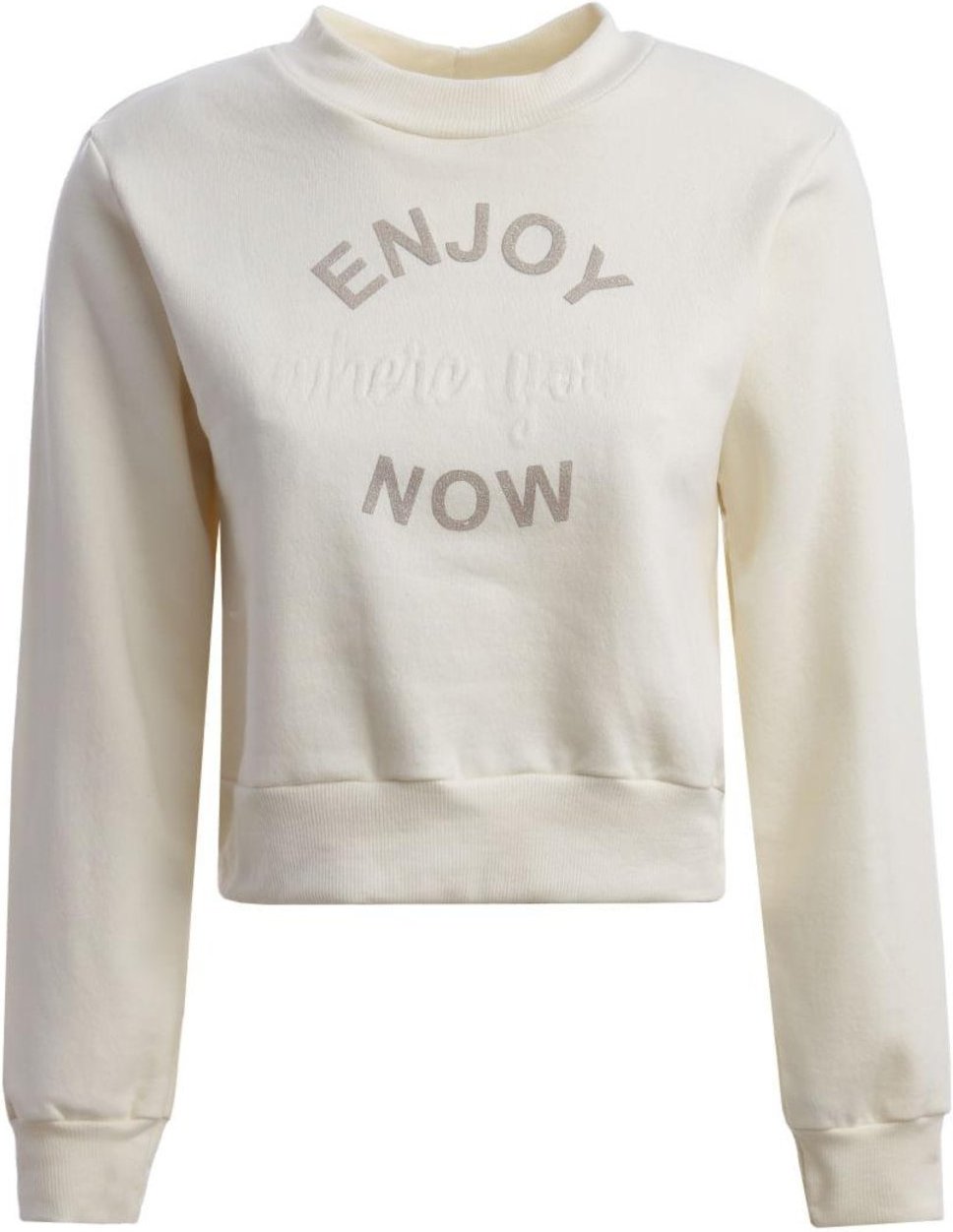 Moletom Felpado Feminino OFF WHITE