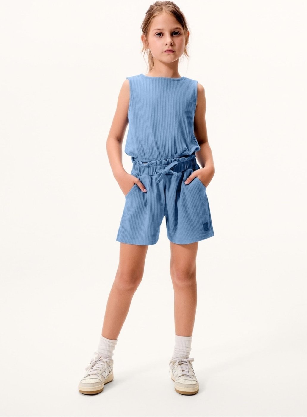 Imagem principal Infantil - Conjunto Curto Menina Hering Hering Kids azul Hering Kids azul