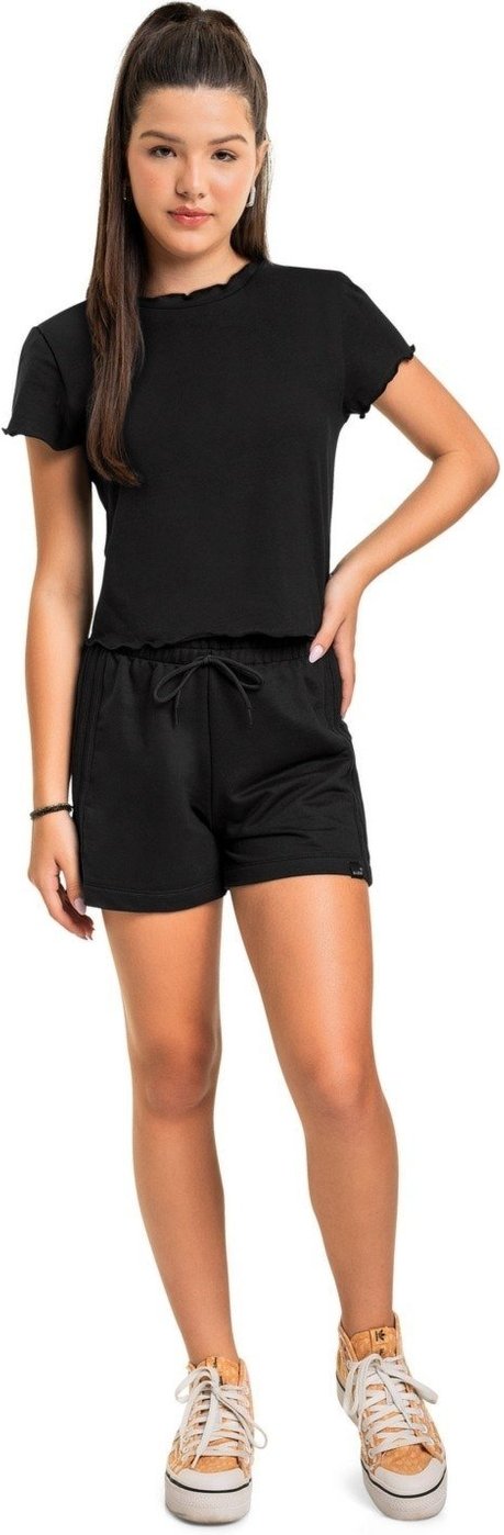 Infantil - Blusa Básica Juvenil para Menina Gloss